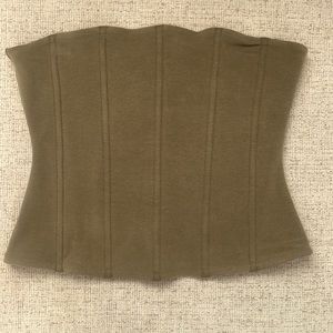 NWT Skins Outdoor Army GREEN Corset